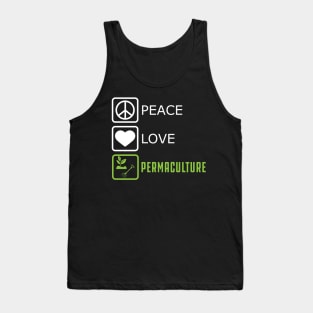 Permaculture - Peace Love Tank Top